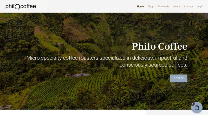 Comme Toi Site Web WordPress pour Philo Coffee